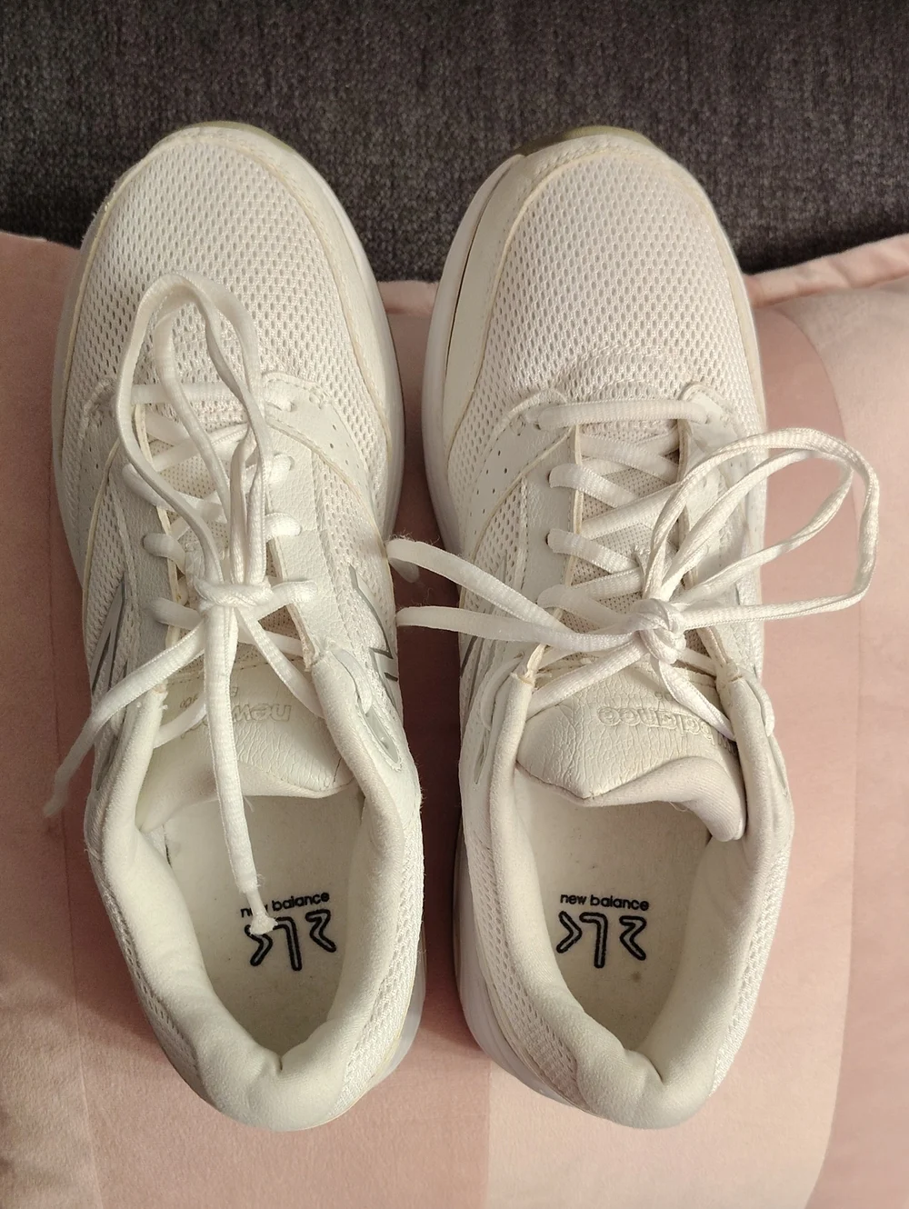 New Balance Women's White Athletic Sneakers